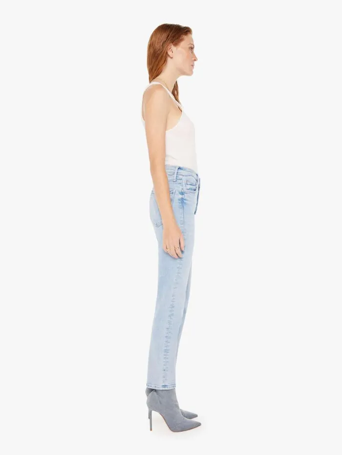 Women Straight Mother Denim The Tomcat Flood Blue lightpastel