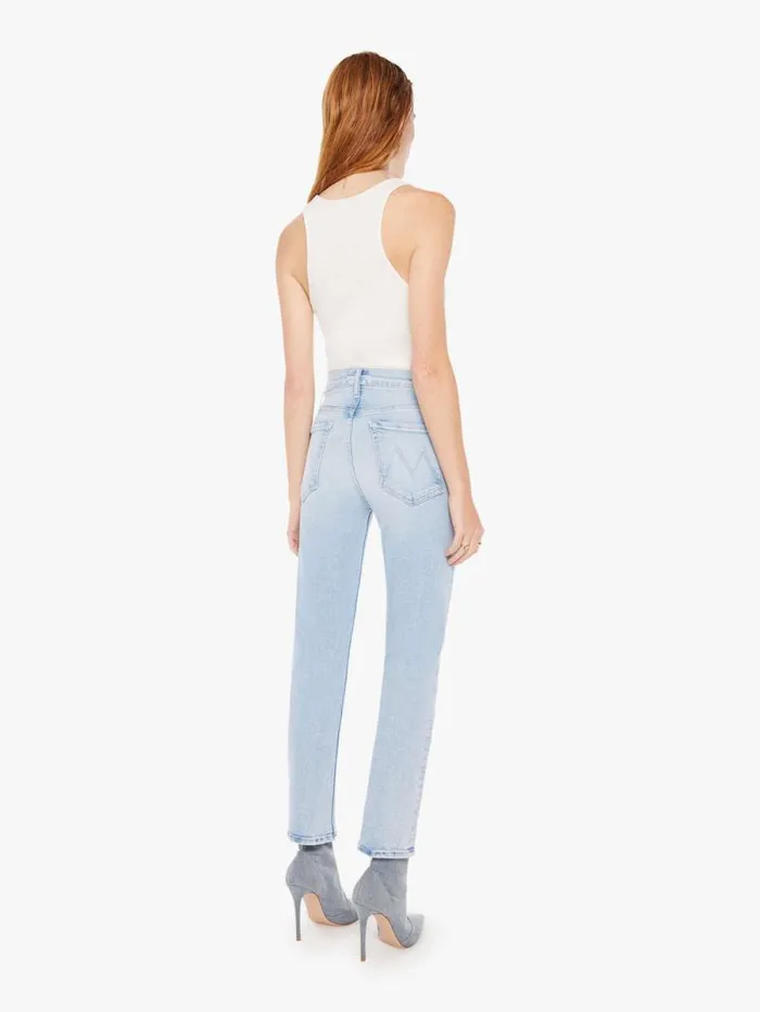 Women Straight Mother Denim The Tomcat Flood Blue lightpastel