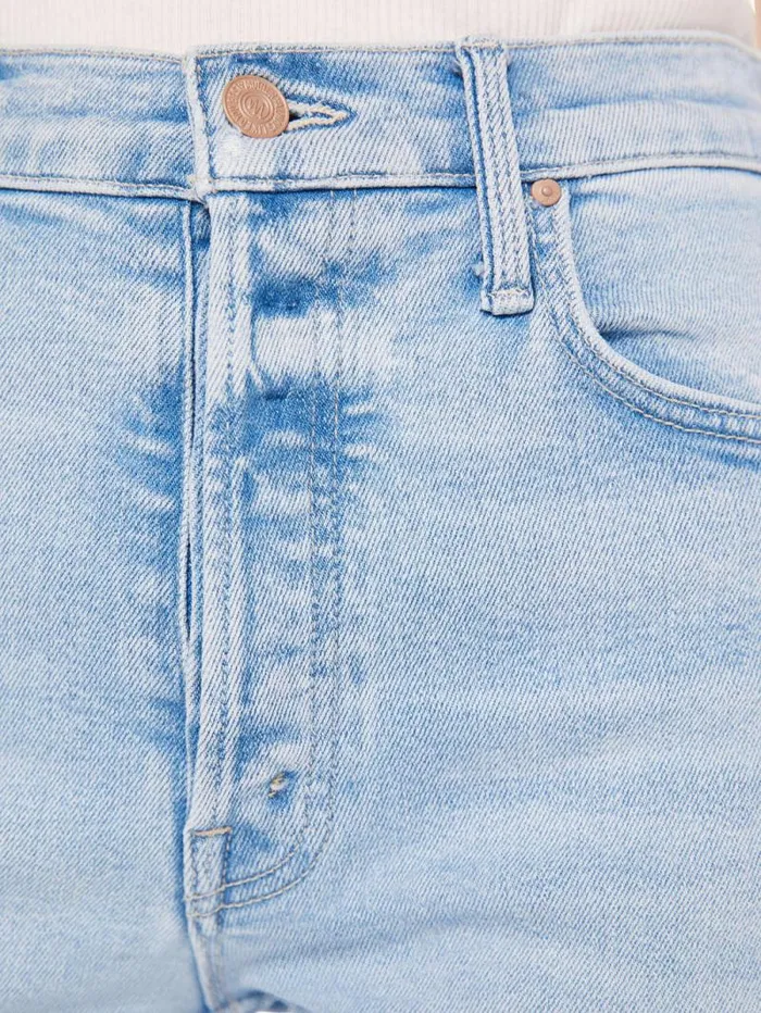 Women Straight Mother Denim The Tomcat Flood Blue lightpastel