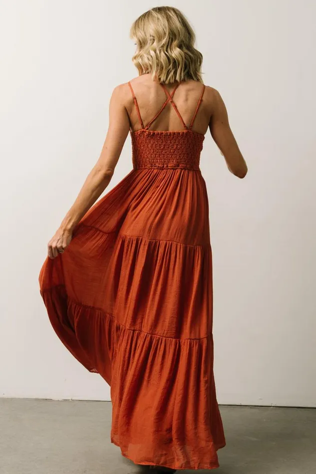 Women Summerlin Lace Top Maxi Dress Rust Baltic Born Maxi Dresses Women Summerlin Lace Top Maxi Dress Rust Baltic Born Maxi Dresses