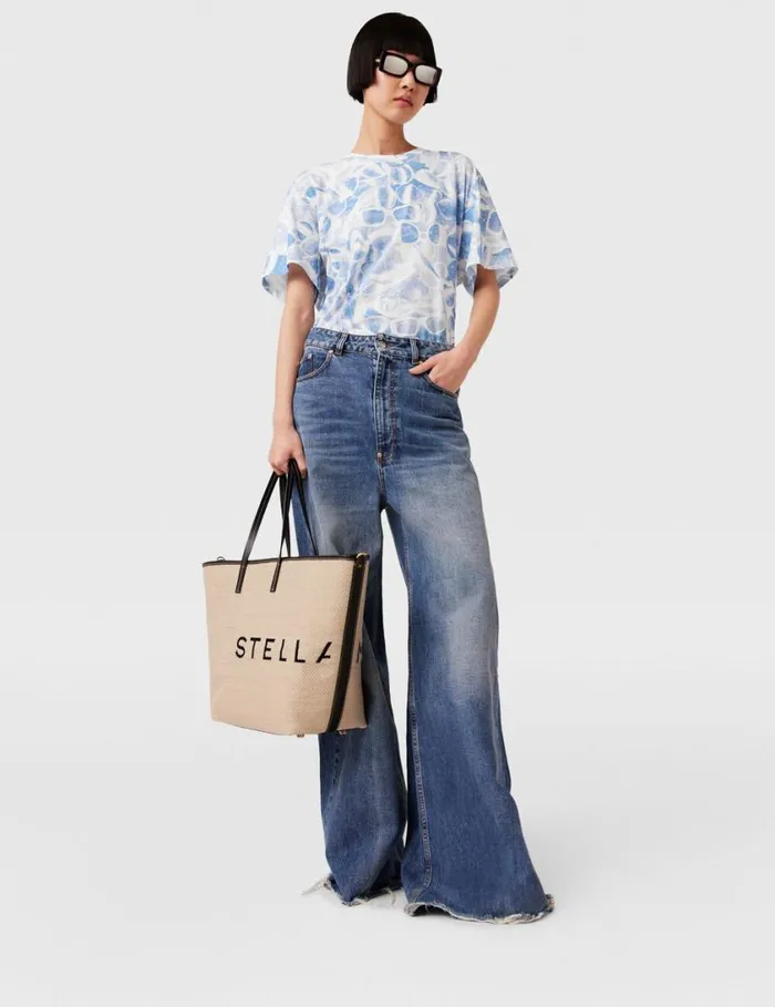 Women Sunglasses Print Boxy TShirt Multicolor 1 Stella McCartney Shirts And Tops Women Sunglasses Print Boxy TShirt Multicolor 1 Stella McCartney Shirts And Tops