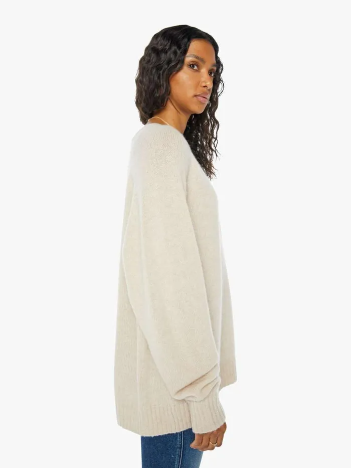 Women Sweaters Mother Denim Classic Crew Sweater Wheat