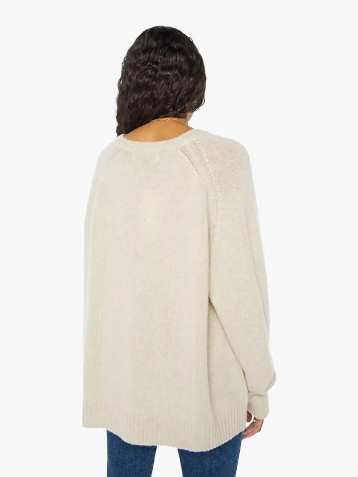 Women Sweaters Mother Denim Classic Crew Sweater Wheat