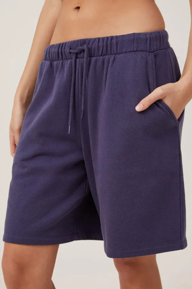 Women Sweats and Hoodies Cotton On Fleece Lounge Jort Midnight Rain