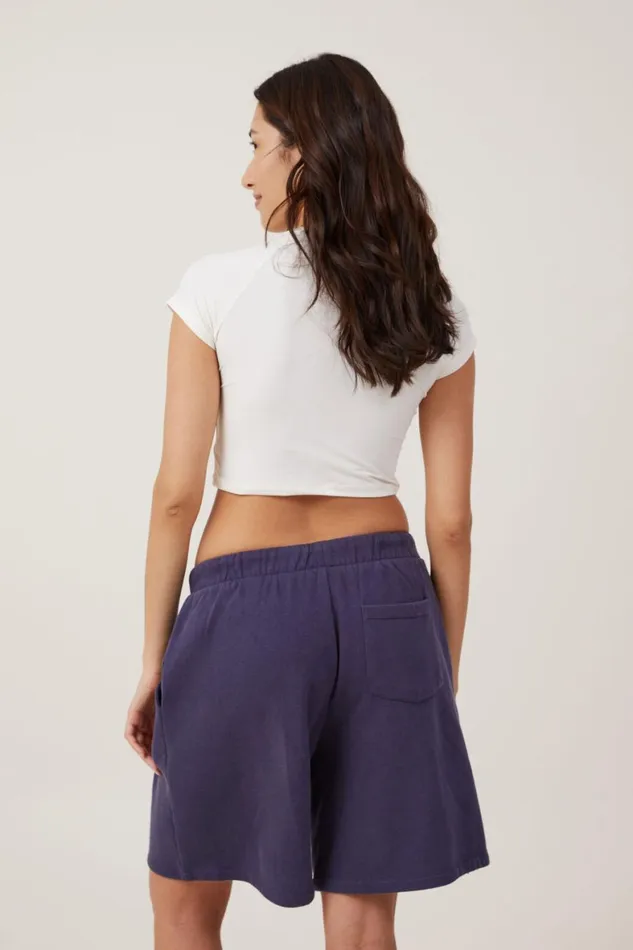 Women Sweats and Hoodies Cotton On Fleece Lounge Jort Midnight Rain