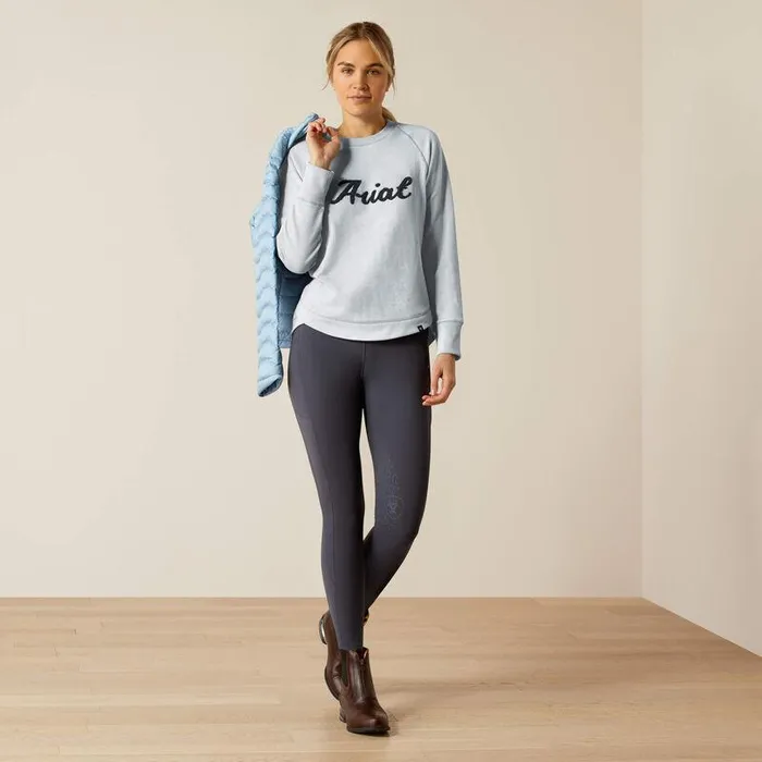 Women Sweatshirts and Hoodies Ariat Benicia Sweatshirt Cerulean Heather Women Sweatshirts and Hoodies Ariat Benicia Sweatshirt Cerulean Heather