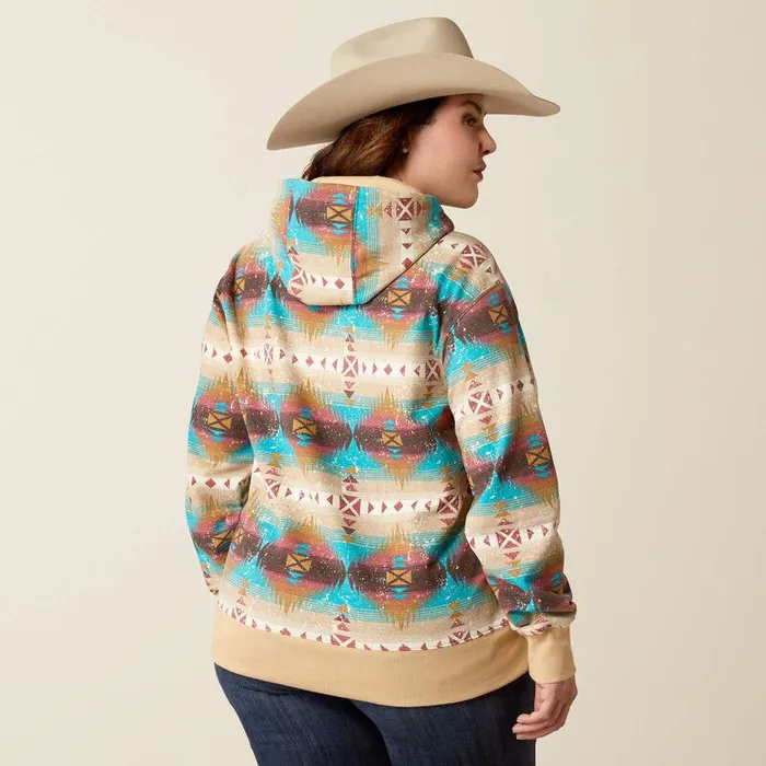 Women Sweatshirts and Hoodies Ariat Lunas Hoodie Serrano Southwest Print Women Sweatshirts and Hoodies Ariat Lunas Hoodie Serrano Southwest Print