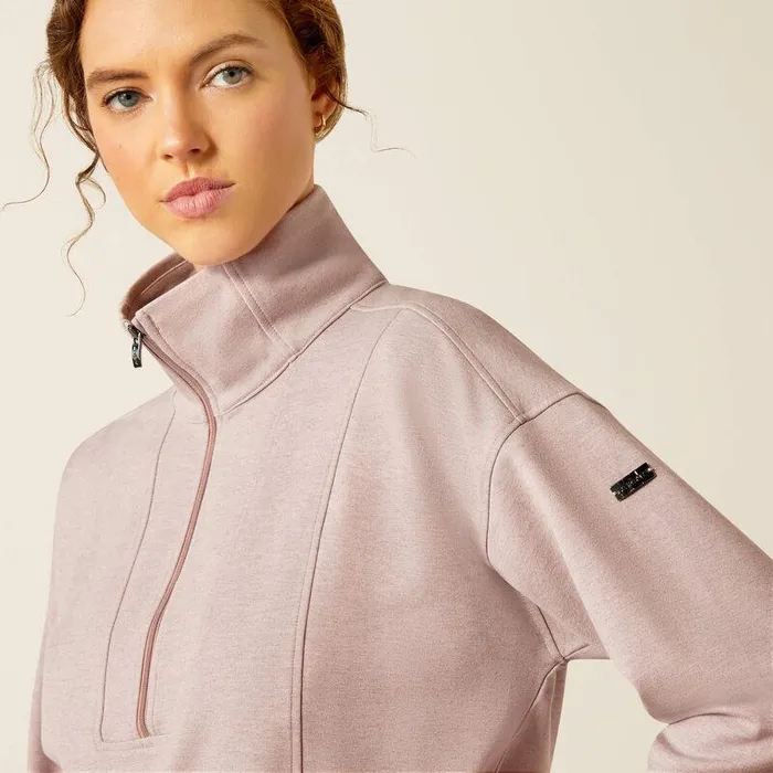 Women Sweatshirts and Hoodies Ariat Ryeland 12 Zip Sweatshirt Purple Dove Women Sweatshirts and Hoodies Ariat Ryeland 12 Zip Sweatshirt Purple Dove