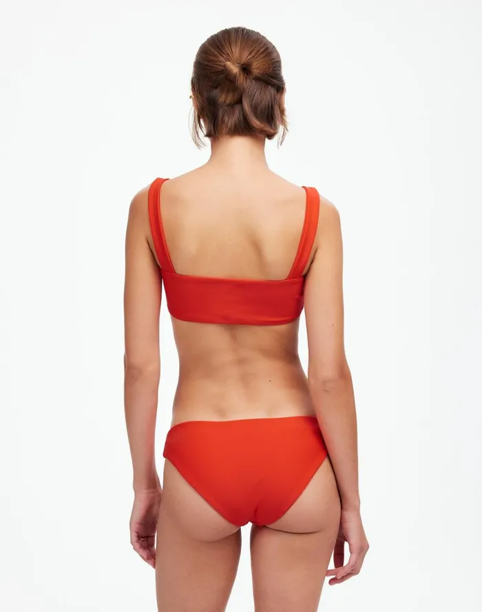 Women Swim Madewell Jade Swim Coast Bikini Top Persimmon