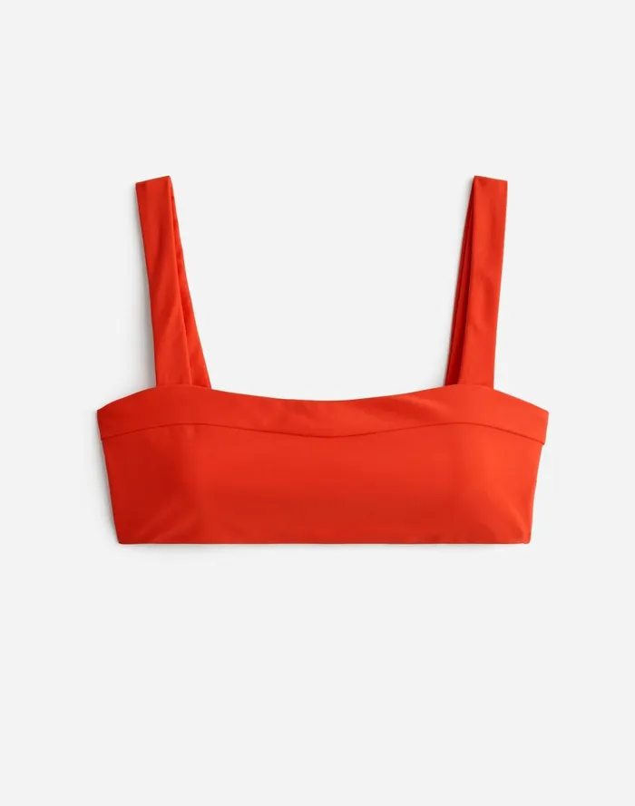 Women Swim Madewell Jade Swim Coast Bikini Top Persimmon