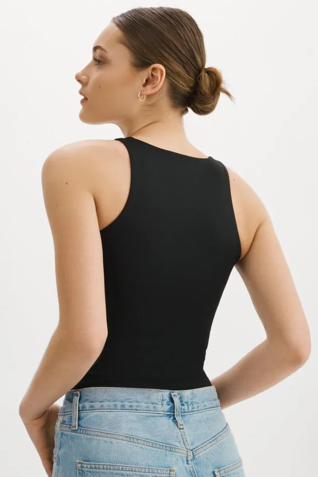 Women SYDELLE Bodysuit Tank Top Black LAMARQUE Tops