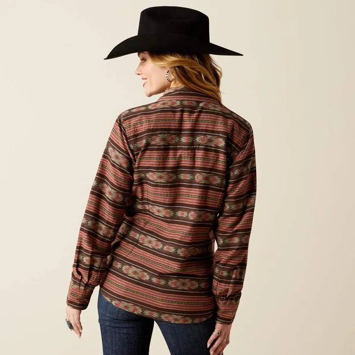 Women TShirts and Tops Ariat Everyday Western Shirt Soft Silt Serape Print Women TShirts and Tops Ariat Everyday Western Shirt Soft Silt Serape Print