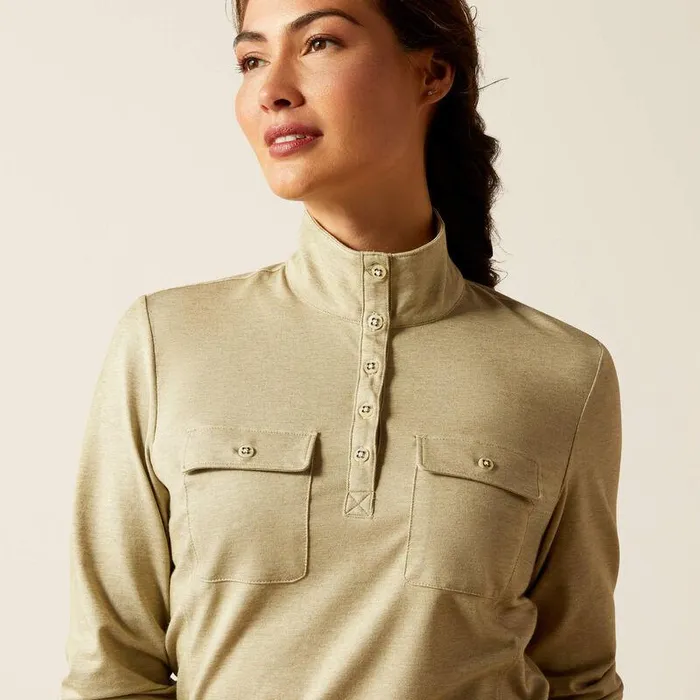 Women TShirts and Tops Ariat Hillcoombe Top Sage Heather Women TShirts and Tops Ariat Hillcoombe Top Sage Heather