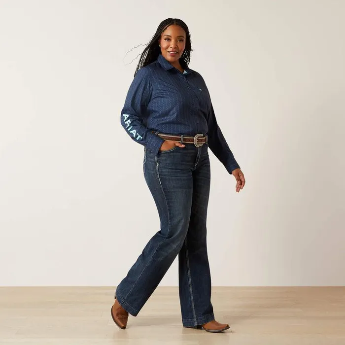 Women TShirts and Tops Ariat Kirby Pro Team Shirt Pompei Print Women TShirts and Tops Ariat Kirby Pro Team Shirt Pompei Print