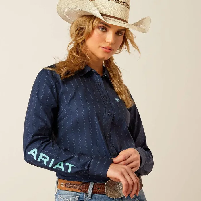 Women TShirts and Tops Ariat Kirby Pro Team Shirt Pompei Print Women TShirts and Tops Ariat Kirby Pro Team Shirt Pompei Print