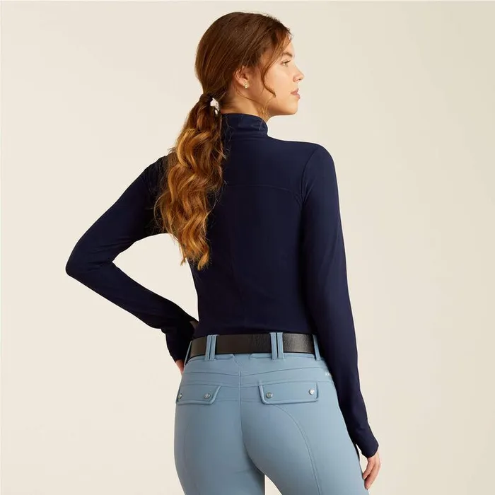 Women TShirts and Tops Ariat Lowell 30 14 Zip Baselayer Navy Eclipse Women TShirts and Tops Ariat Lowell 30 14 Zip Baselayer Navy Eclipse
