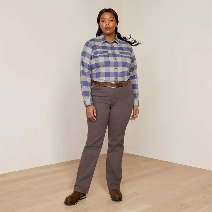 Women TShirts and Tops Ariat Rebar Flannel Tunic Blue Indigo Women TShirts and Tops Ariat Rebar Flannel Tunic Blue Indigo