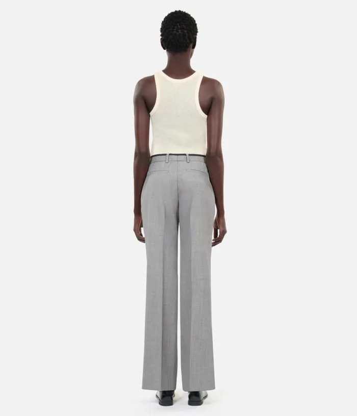 Women Taupe Wool Suit Trousers THE KOOPLES Blazers and Suits