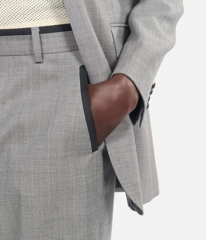 Women Taupe Wool Suit Trousers THE KOOPLES Blazers and Suits