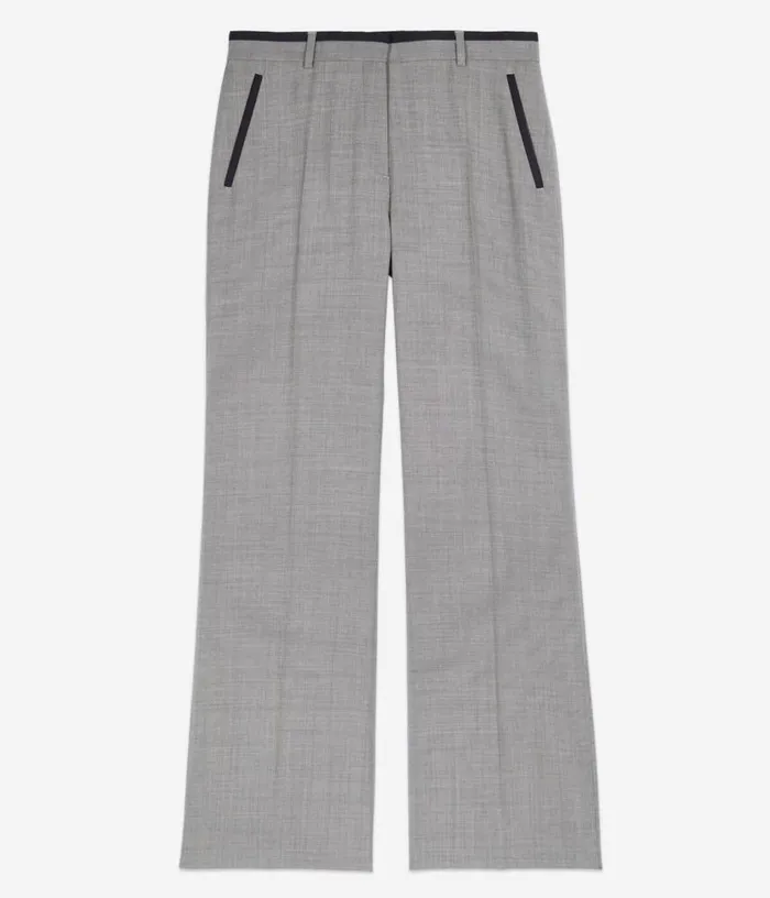 Women Taupe Wool Suit Trousers THE KOOPLES Blazers and Suits