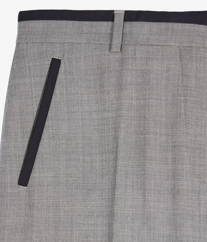 Women Taupe Wool Suit Trousers THE KOOPLES Blazers and Suits