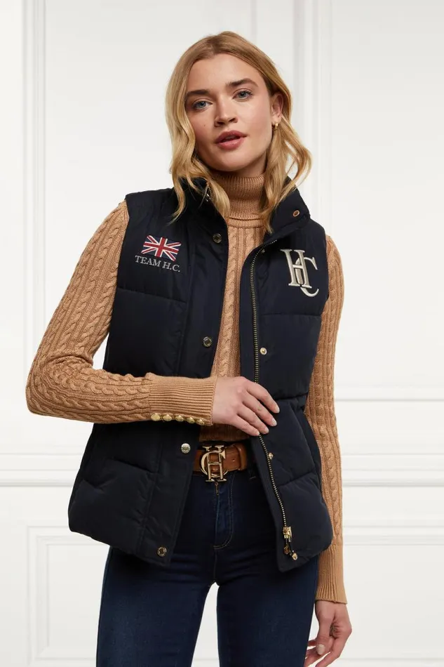 Women Team Gilet Ink Navy Holland Cooper Gilets