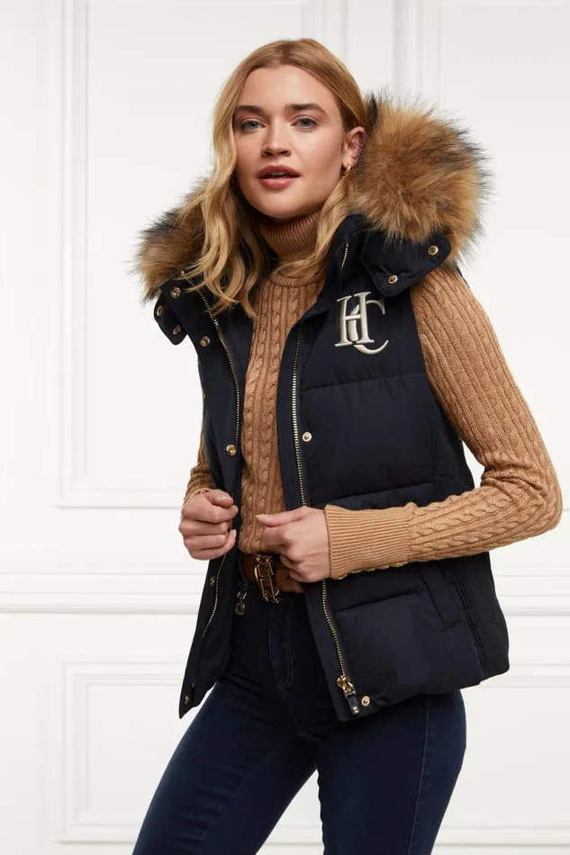 Women Team Gilet Ink Navy Holland Cooper Gilets
