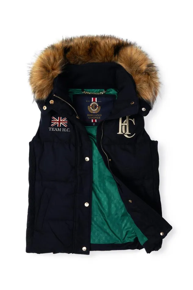 Women Team Gilet Ink Navy Holland Cooper Gilets
