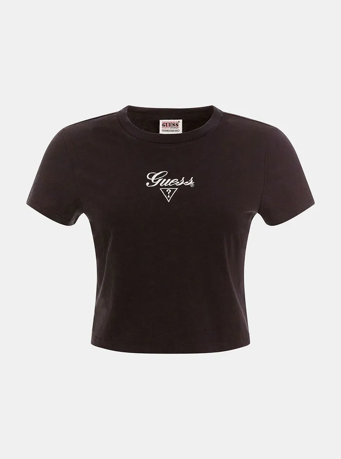 Women Tees and Tanks GUESS Guess Originals Black Taylor Vintage Baby Tshirt Women Tees and Tanks GUESS Guess Originals Black Taylor Vintage Baby Tshirt