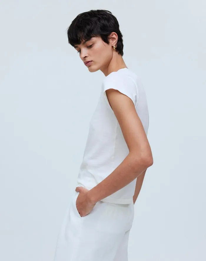 Women Tees Madewell Softfade Cotton Perfect Vintage Tee Lighthouse