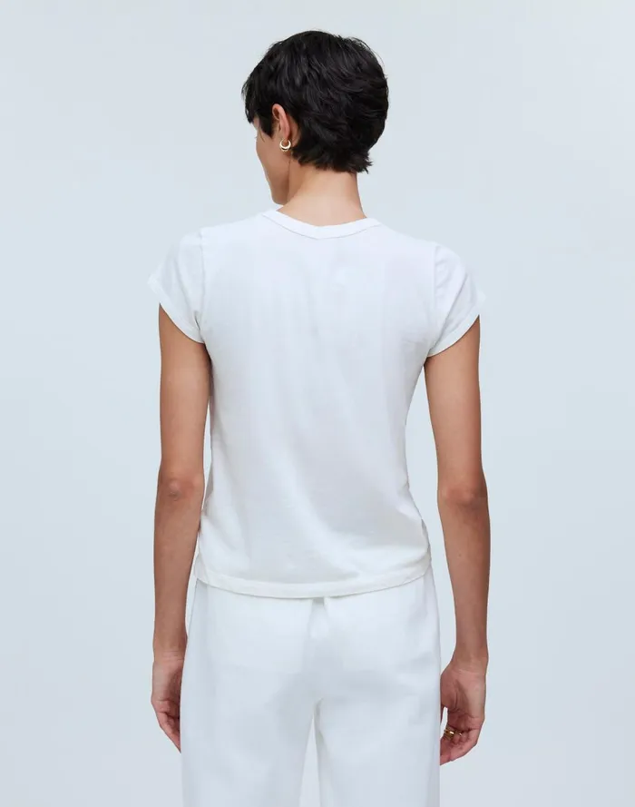 Women Tees Madewell Softfade Cotton Perfect Vintage Tee Lighthouse
