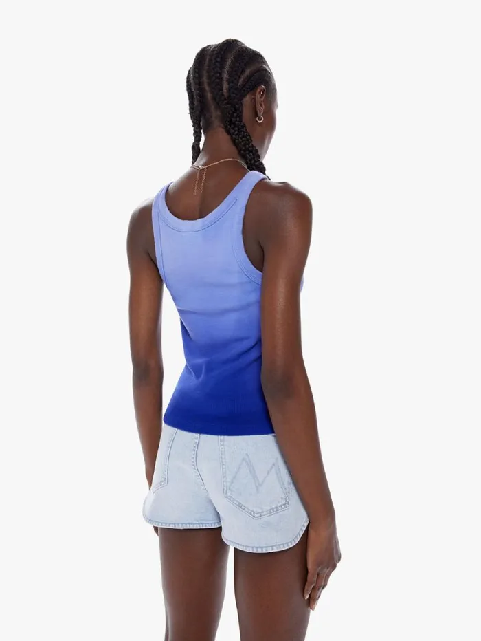 Women Tees Tanks Mother Denim The Chin Ups Tank Bright Blue