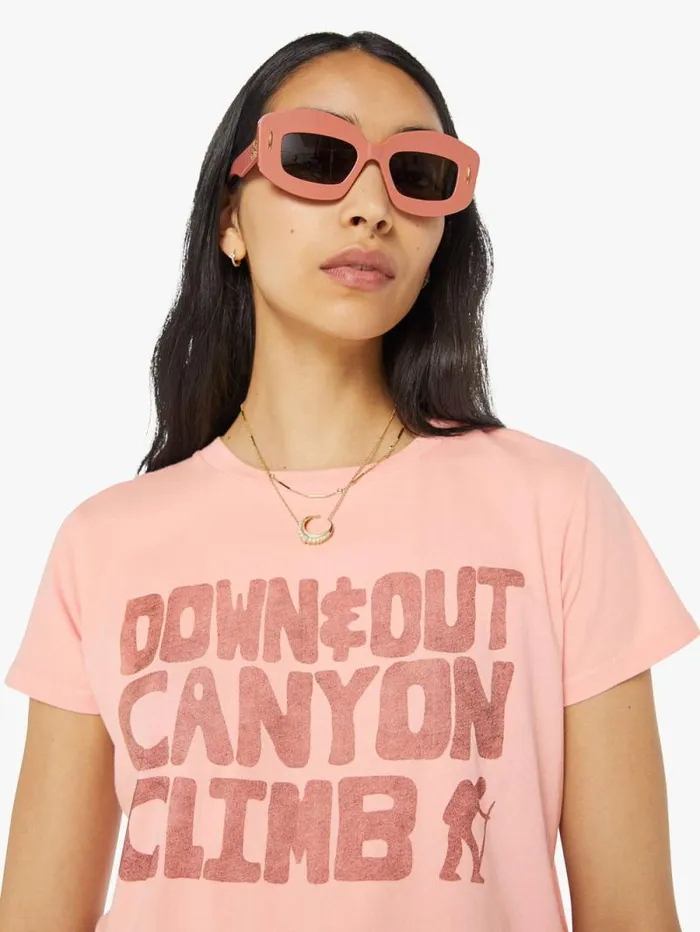 Women Tees Tanks Mother Denim The Lil Goodie Goodie Pink lightpastel