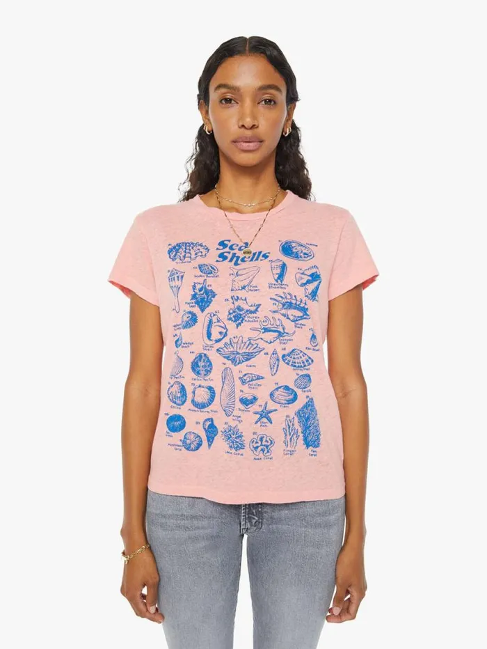 Women Tees Tanks Mother Denim The Sinful Pink open