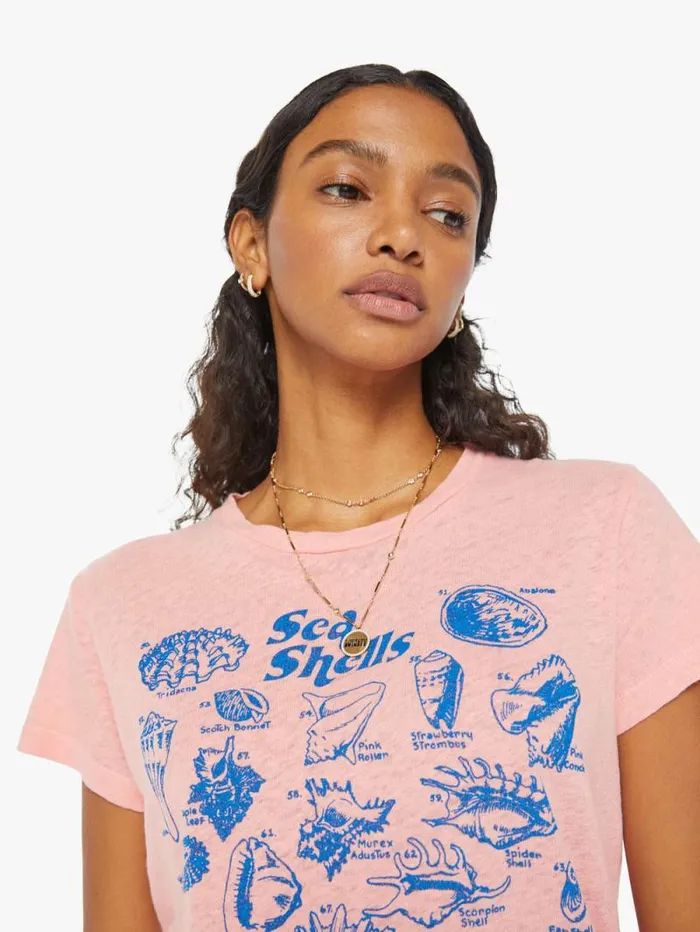 Women Tees Tanks Mother Denim The Sinful Pink open