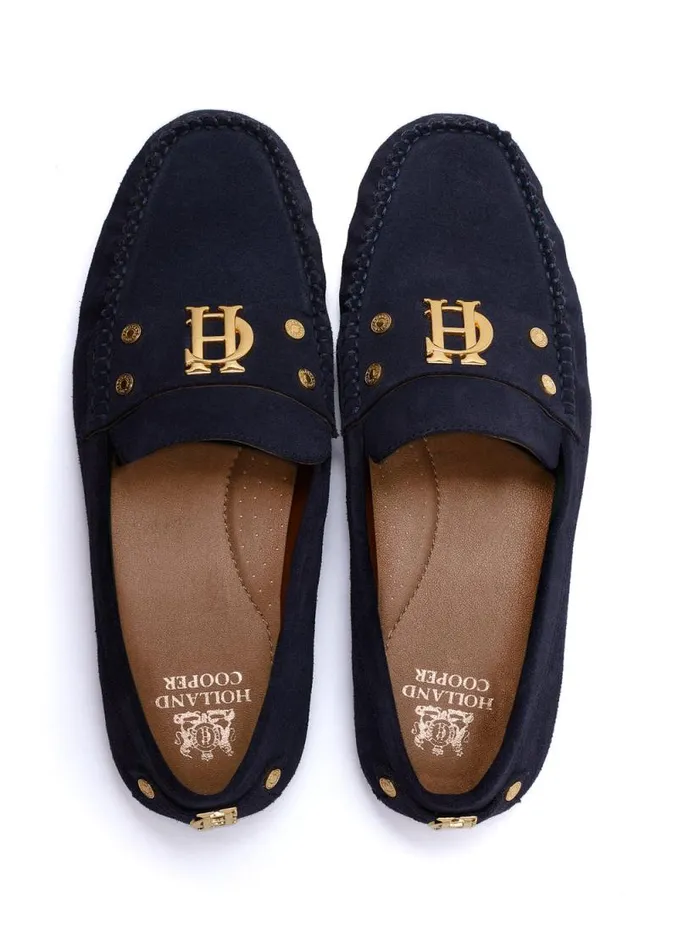 Women The Driving Loafer Ink Navy Holland Cooper Loafers