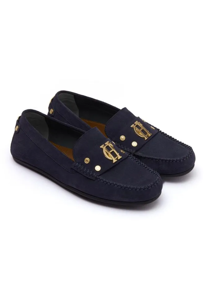 Women The Driving Loafer Ink Navy Holland Cooper Loafers