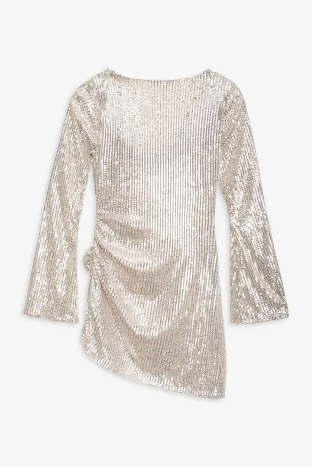 Women Tia Mini Dress Silver For Love and Lemons Dresses Women Tia Mini Dress Silver For Love and Lemons Dresses