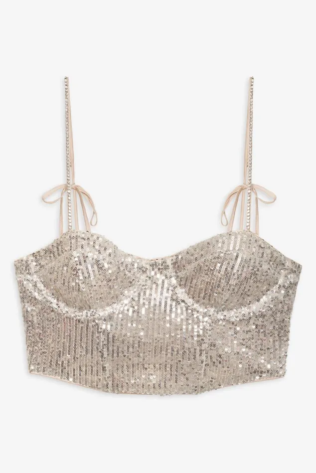 Women Tia Top Silver For Love and Lemons Tops