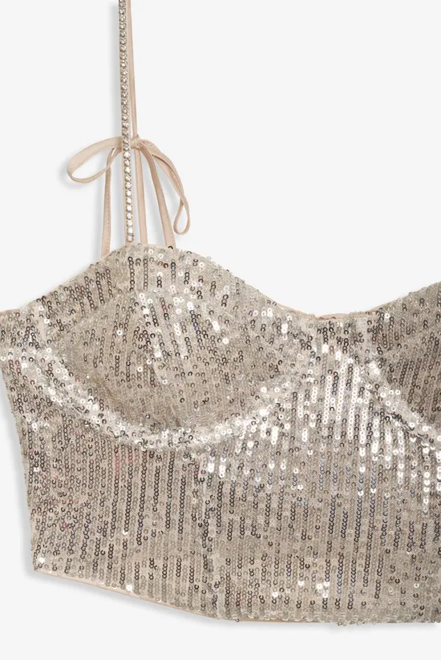 Women Tia Top Silver For Love and Lemons Tops