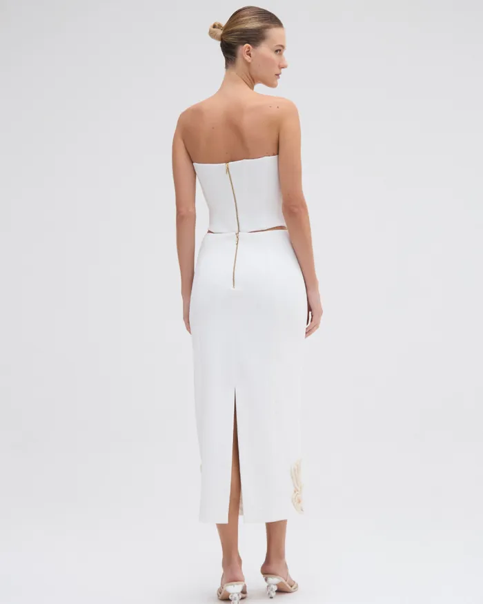 Women Tops and Bodysuits PatBO DUNE KNIT TOP Off White