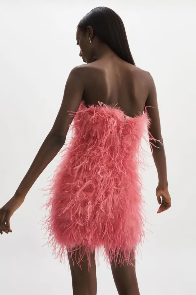 Women TRIANA Feather Dress Rosie LAMARQUE Dresses