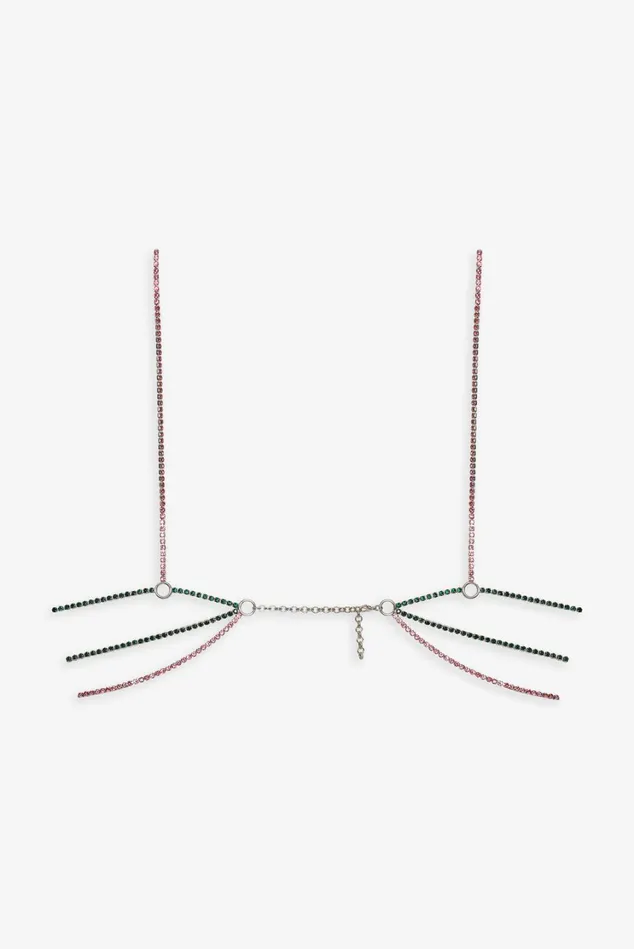 Women Tulip Rhinestone Bralette Pink For Love and Lemons Tops Women Tulip Rhinestone Bralette Pink For Love and Lemons Tops