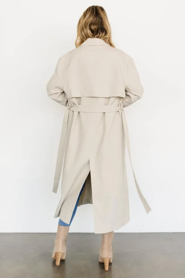 Women Vanderbilt Trench Coat Beige Baltic Born Outerwear