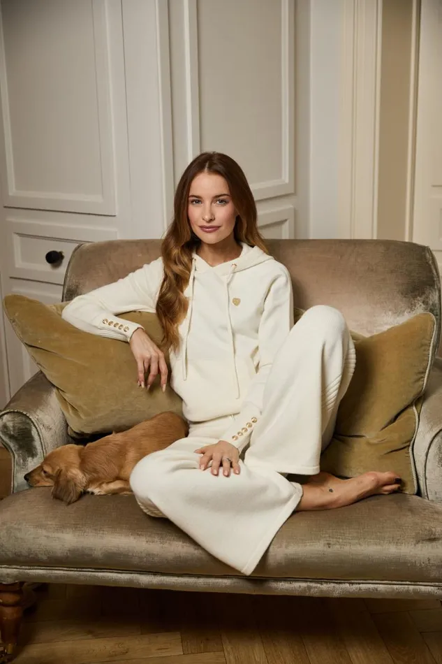 Women Verbier Wide Leg Pant Natural Holland Cooper Trousers