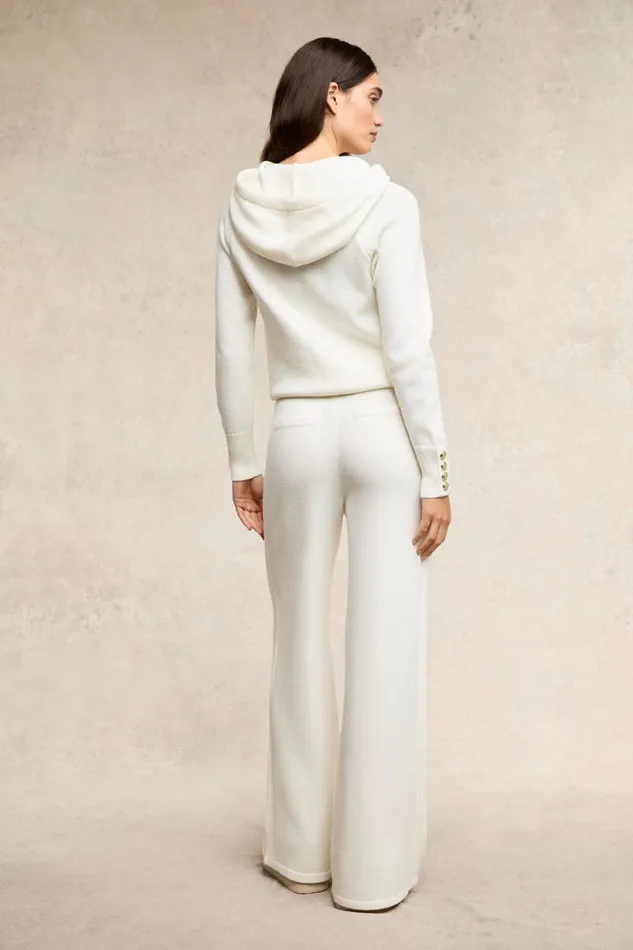 Women Verbier Wide Leg Pant Natural Holland Cooper Trousers