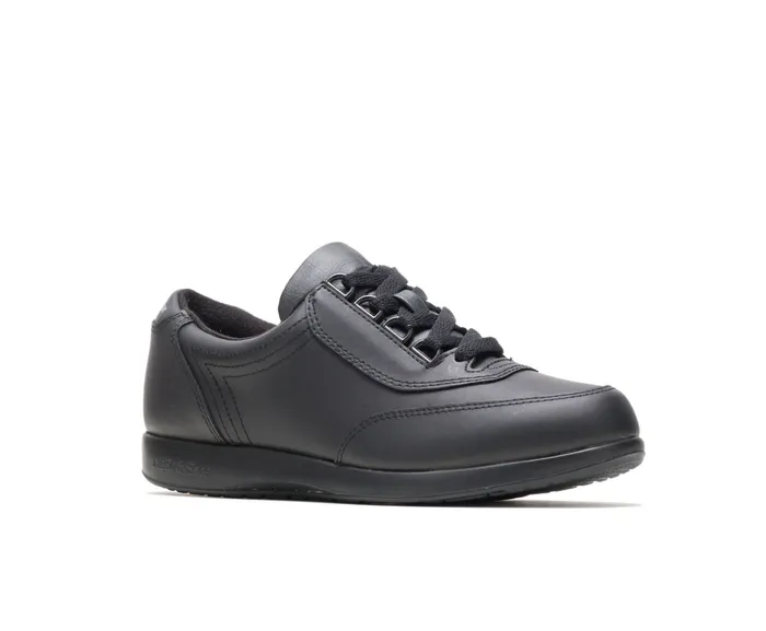 Women Walking Shoes Hush Puppies Classic Walker Black Leather Women Walking Shoes Hush Puppies Classic Walker Black Leather