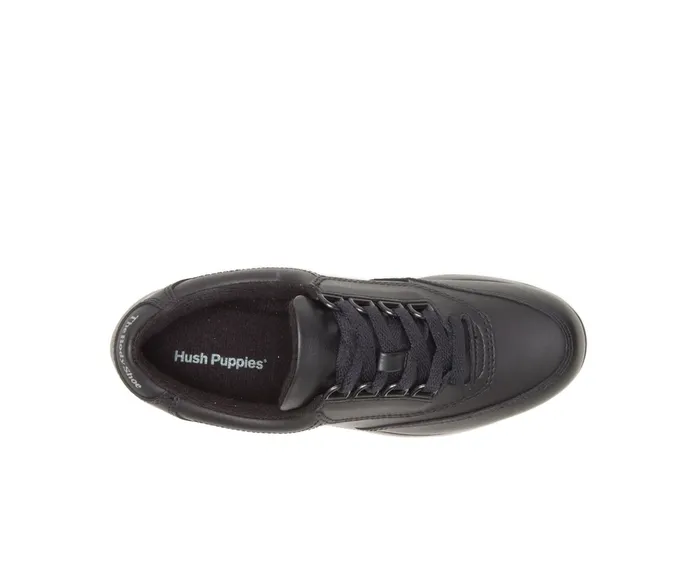 Women Walking Shoes Hush Puppies Classic Walker Black Leather Women Walking Shoes Hush Puppies Classic Walker Black Leather