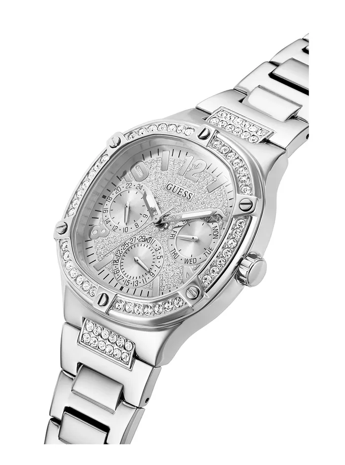 Women Watches GUESS Silver Duchess Crystal Glitz Watch
