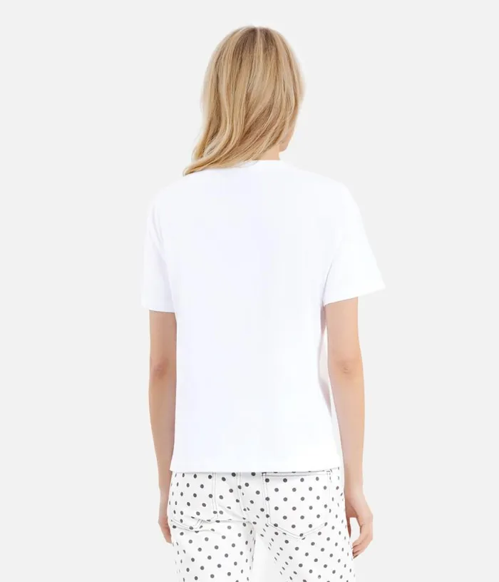 Women White Logo Tshirt THE KOOPLES Tshirts
